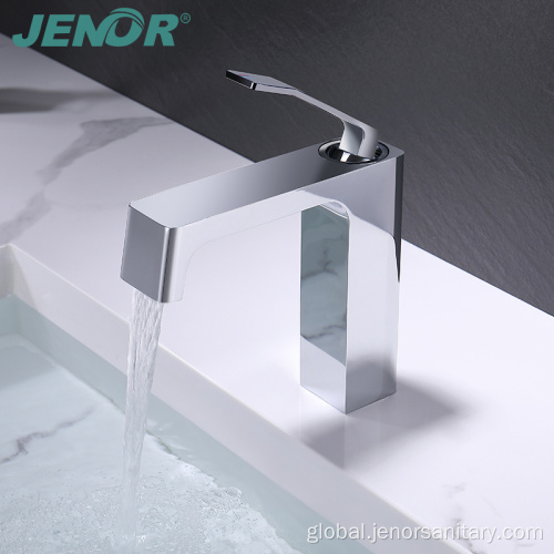 One-Hole Basin Faucets Bathroom Polished Chrome Hot and Cold Basin Faucet Manufactory